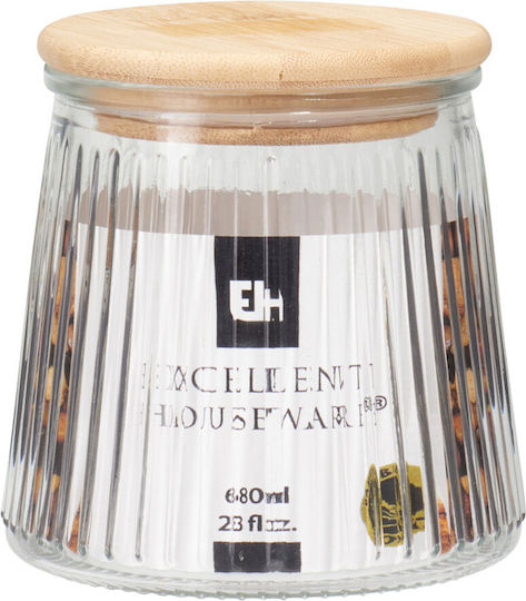 Excellent Houseware Vaza Uz General cu capac ermetic Sticlă Transparent 680ml Excellent Houseware Vaza Uz General cu capac ermetic Sticlă Transparent 680ml
