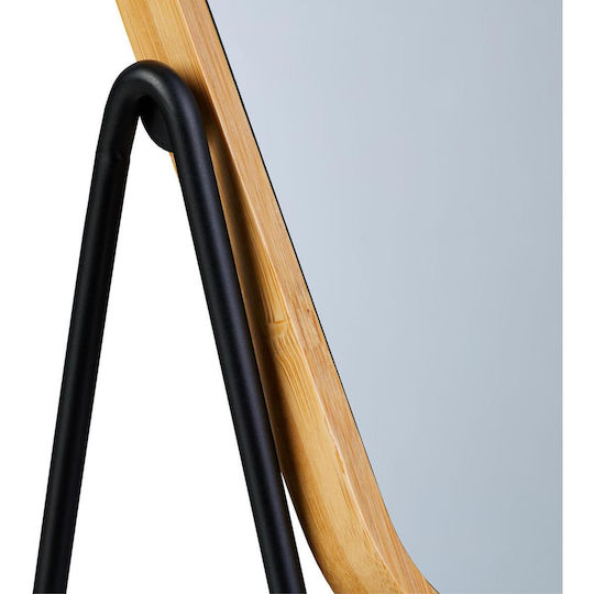 Relaxdays Makeup Mirror Tabletop 23x14.5cm Brown
