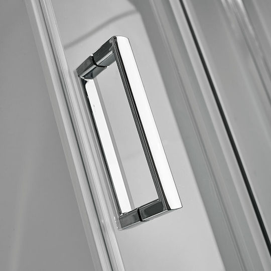 Starlet Shower Cabin with Sliding Door 87-89x89cm Clear Glass Chrome