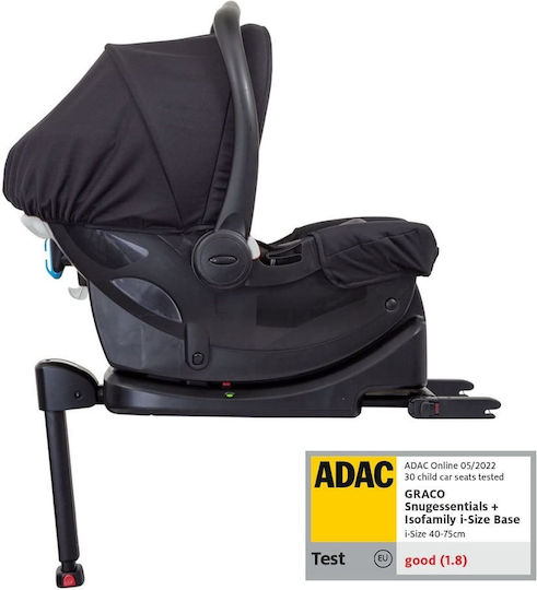 Graco SnugEssentials Καθισματάκι Αυτοκινήτου i-Size Midnight Black 0-13 kg