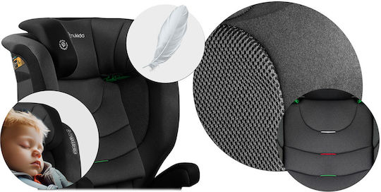 Nukido Louis Baby Car Seat i-Size with Isofix Black-Gray 15-36 kg