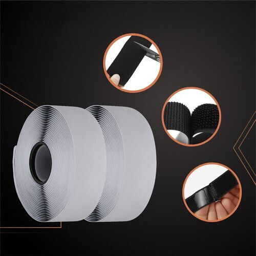 Adhesive Hook & Loop Tape Black 5m 5949143236479