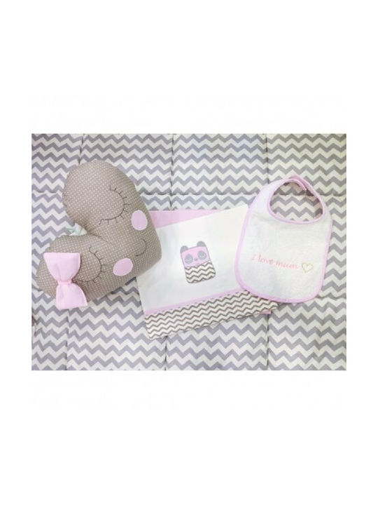 Baby Star Set Tiny Friends Roz 75x100 cm