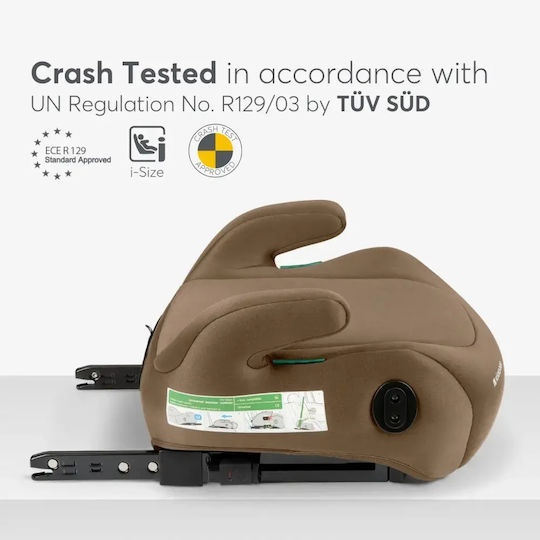 Kikka Boo i-Tip 2 Car Seat Booster i-Size with Isofix Beige