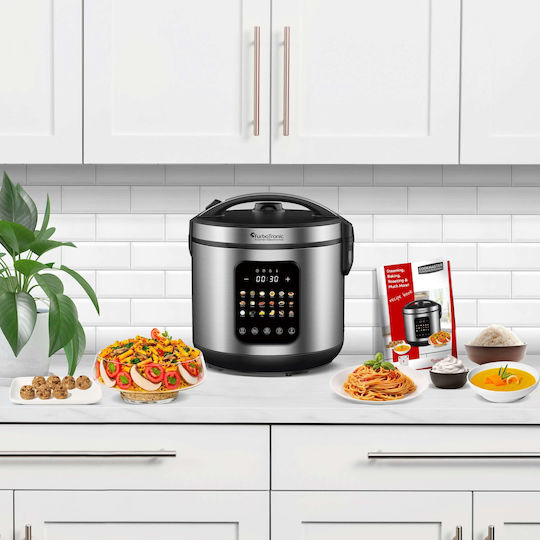 Turbotronic Multifunktionskocher 860W mit Kapazität 5Es Silber