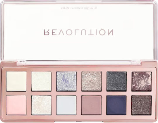 Revolution Beauty Icon Παλέτα με Σκιές Ματιών σε Στερεή Μορφή Ethereal Nudes