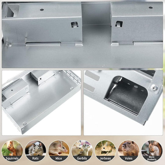 Metal Animal Traps 26x16x4.5cm ZD1TRA3QWSUSE01