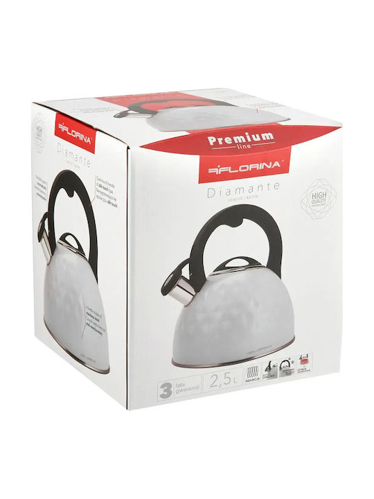 Botti Τσαγιέρα Αλουμινίου Λευκή 2500ml
