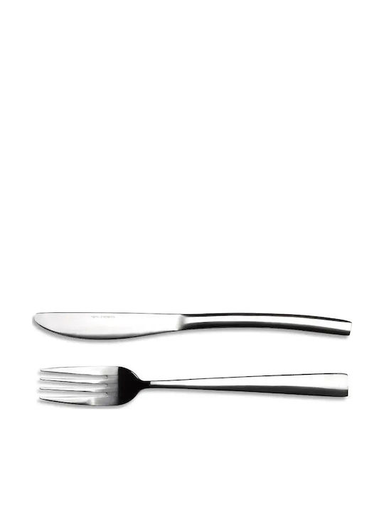 Florina Besteckset Edelstahl Silber 24Stück