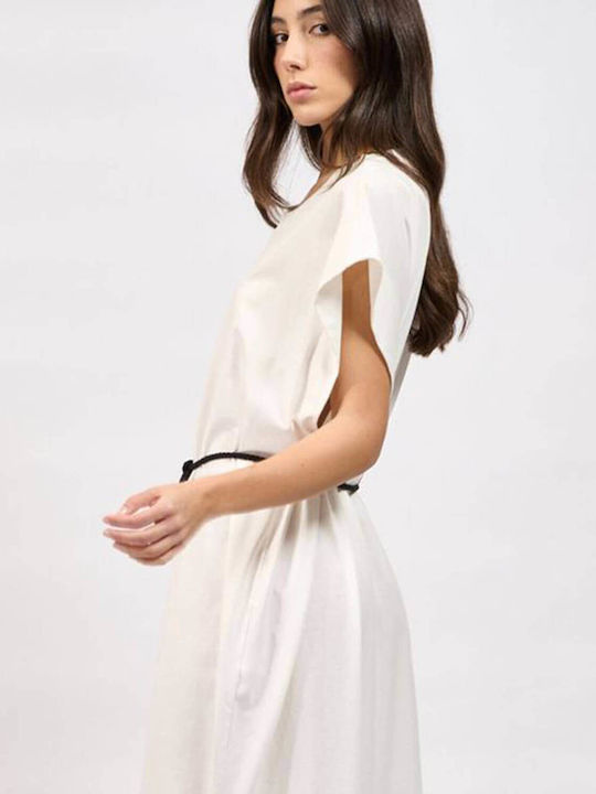 Summer Midi Dress White