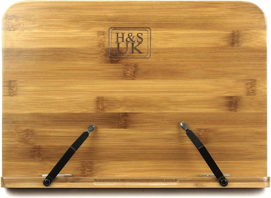 Suport Reglabil Pentru Carte De Rețete Din Bambus Hands 34 X 1.1 X 24 Cm