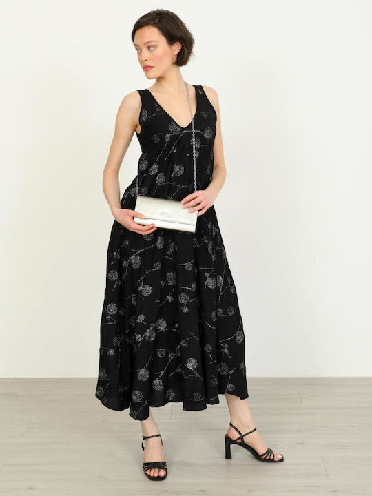 Summer Midi Dress Black