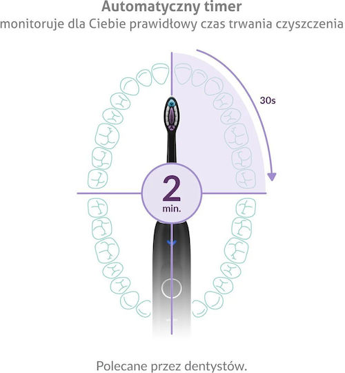 TrueLife Electric Toothbrush with Pressure Sensor and Travel Case Black