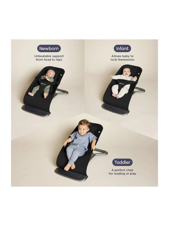 Ergobaby Relax Balansoare și Leagăne Bebeluşi Evolve Onyx Negru pentru Copil până la 13kg