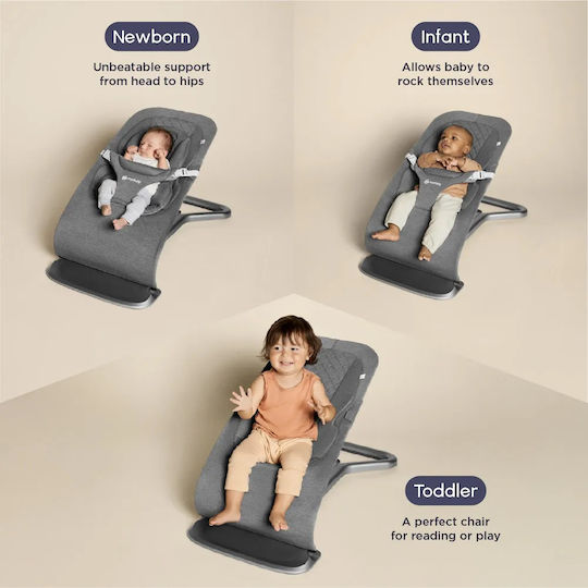 Balansoare și Leagăne Bebeluşi Evolve Gri Cărbune Pentru Copii Până La 13kg