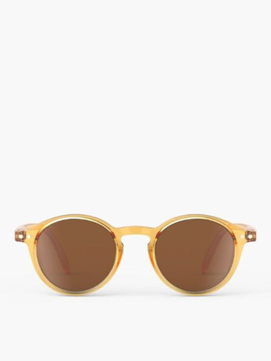 Izipizi Oval Kids Sunglasses with Polarized Mirror Lens Brown for 3-5 Years