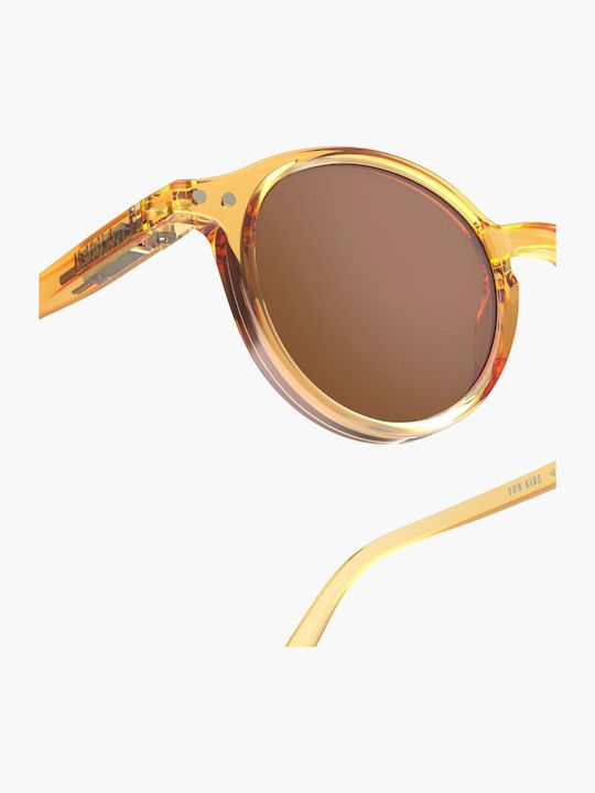 Izipizi Kids Sunglasses With Polarized Mirror Lens Brown For 5-7 Years