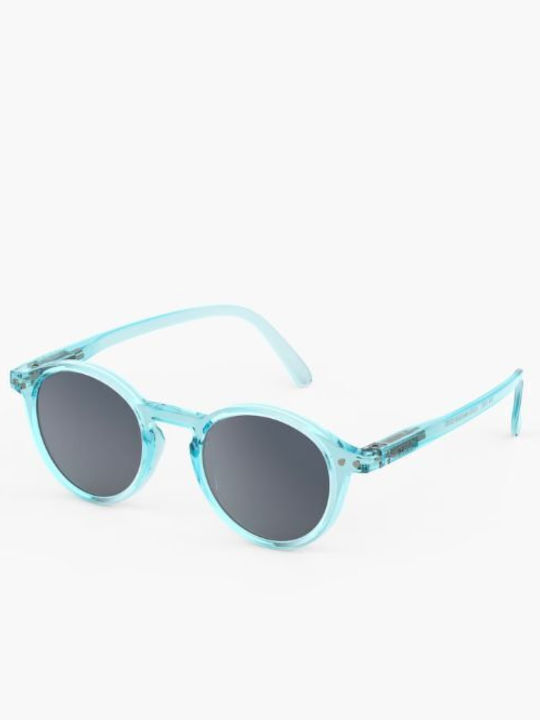 Izipizi Round Kids Sunglasses with Polarized Mirror Lens Blue for 5-7 Years