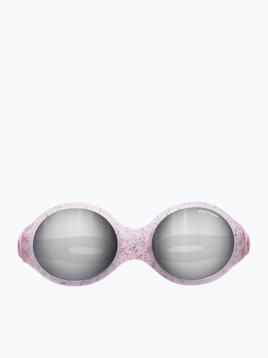 Julbo Loop M Ochelari De Soare Pentru Copii Atletic Cu Oglindă Lentilă Roz Deschis