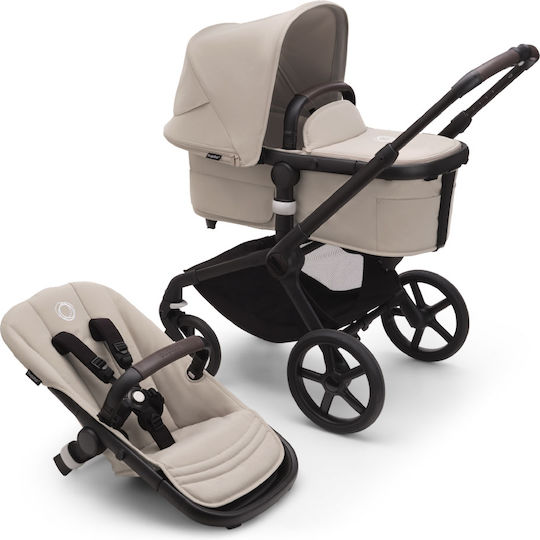 Bugaboo Fox 5 Регулируема Бебешка Количка 2 в 1 Подходяща за Новородено Desert Taupe Melange 9.9kg