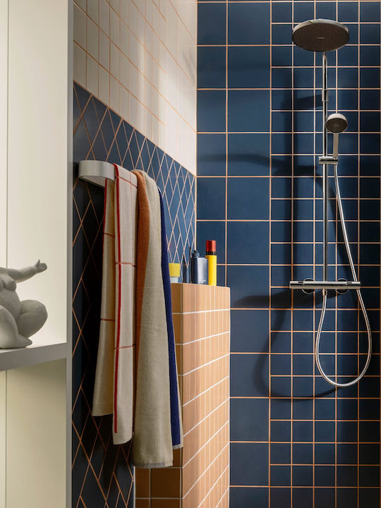 Hansgrohe Στήλη Ντουζ με Μπαταρία Ασημί