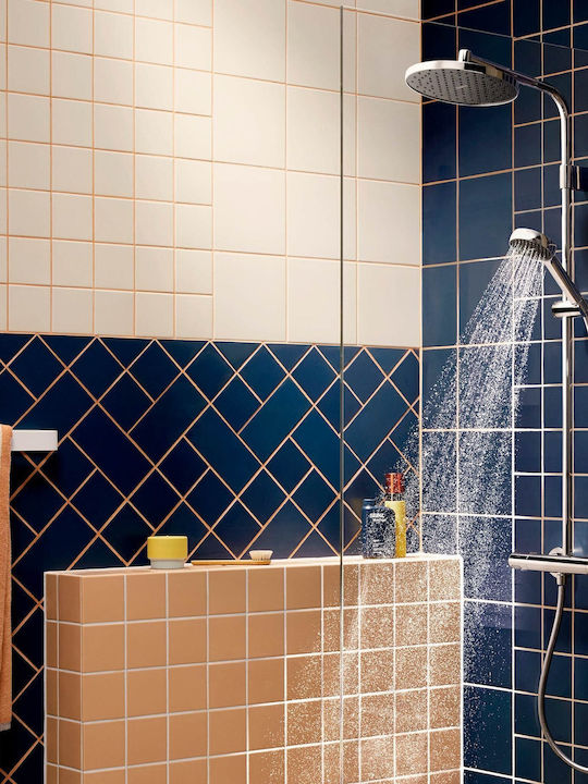 Hansgrohe Στήλη Ντουζ με Μπαταρία Ασημί