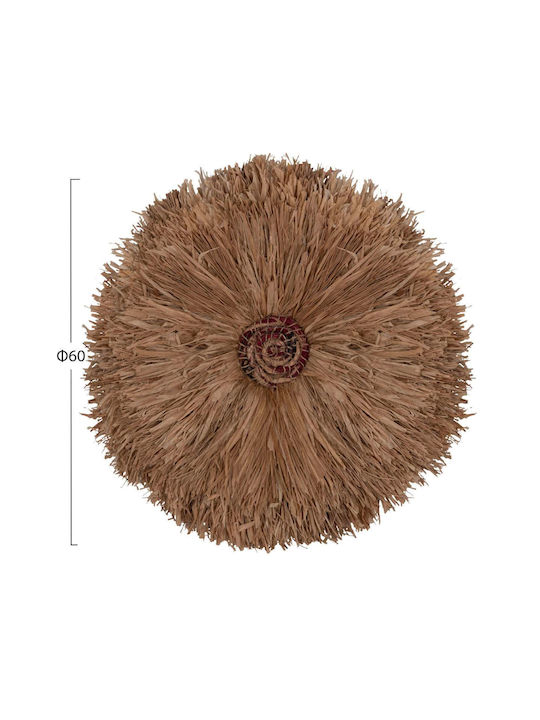 Freebox Wall Decor Made of Wicker Material 60x60cm