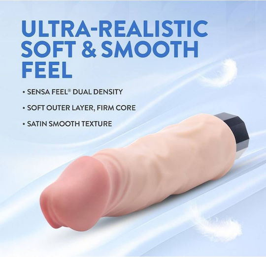 Blush Au Naturel Realistic Vibrator 22.2cm Beige