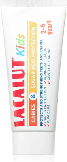Lacalut Caries & Sugar Acid Protection Βρεφική Οδοντόκρεμα για 2+ Χρονών με Γεύση Μέντα 55ml