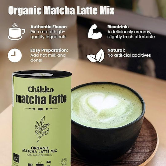 Matcha Latte Mix Chikko Not Coffee 130gr