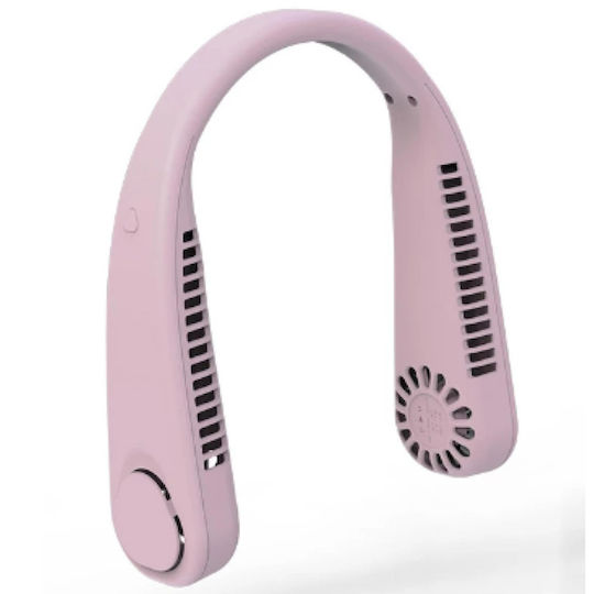 Ventilator Portabil De Gât Zola Fără Fir Flexibil 3 Viteze Reîncărcabil 20.35 X 18.45 X 5.73 Cm Roz