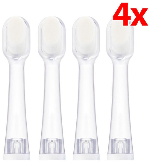 Vitammy Vitammy Ersatzköpfe Für Elektrische Kinderzahnbürsten Bunny 4 Stück Für 0 Monate+
