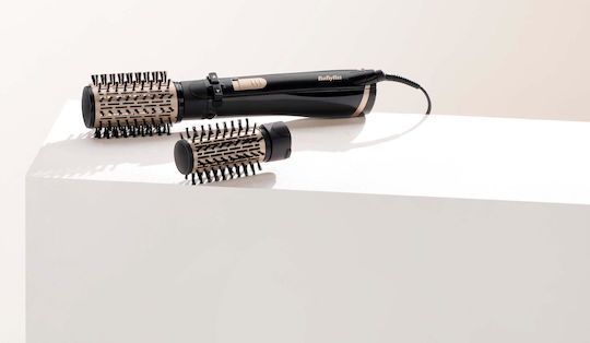 Babyliss Big Hair Dual Ceramic Electric Brush with Air & Rotating Head for Straightening 1000W