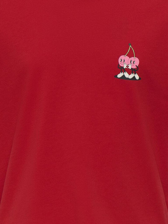 Kinderoberteile T-Shirt Rot