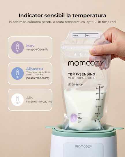 Momcozy Σακουλάκια Αποθήκευσης Μητρικού Γάλακτος 170ml 120τμχ
