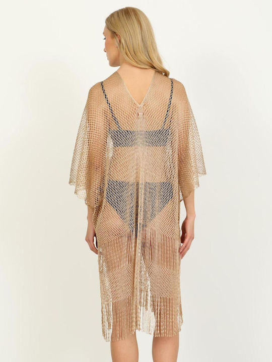 Doca Damenbademode Kaftan Herstellerfarbe Gold
