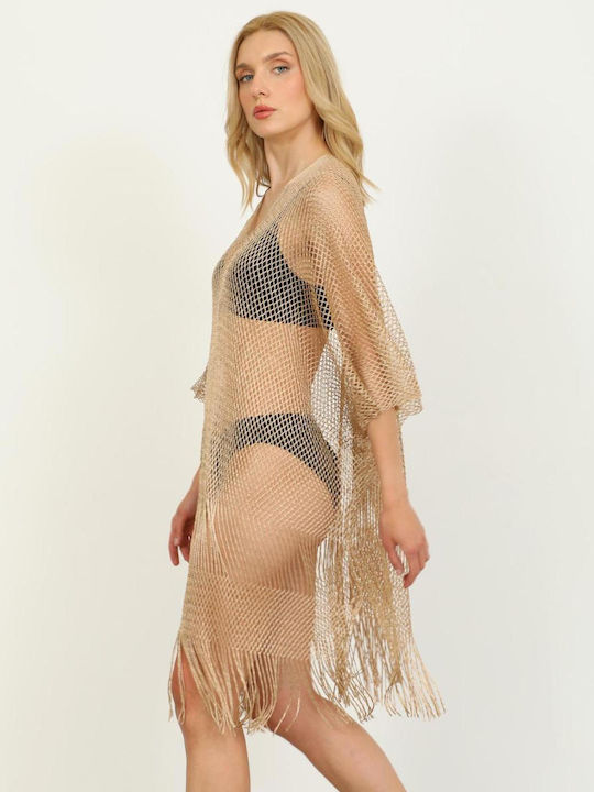 Doca Damenbademode Kaftan Herstellerfarbe Gold