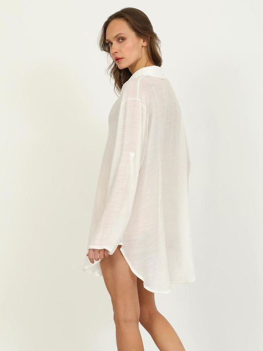 Doca Damenbademode Produkttyp Kaftan Herstellerfarbe Weiß