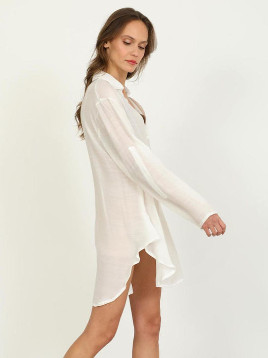 Doca Damenbademode Produkttyp Kaftan Herstellerfarbe Weiß
