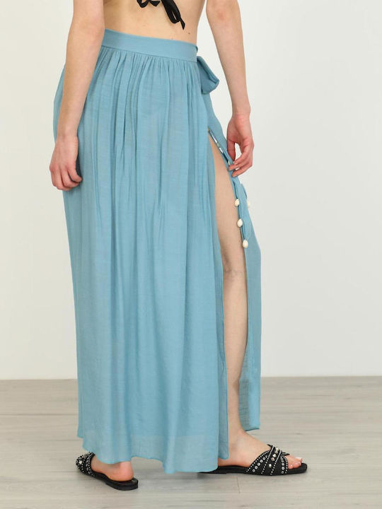 Doca Women's Beach Skirt Light Blue