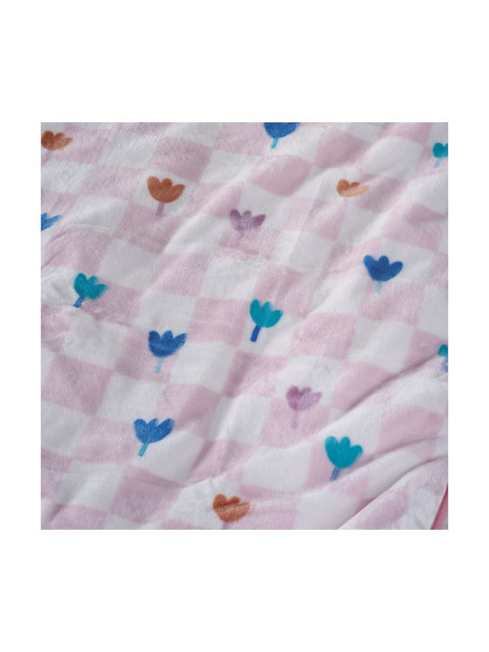 Kentia Blanket Velvet Beggy Pink 220x160cm