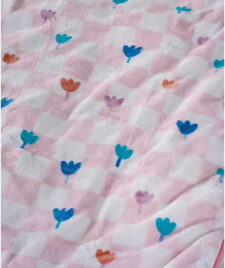 Kentia Blanket Velvet Beggy Pink 220x160cm