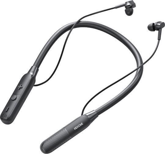 WK WG-08 In-ear Bluetooth Handsfree Ακουστικά με Θήκη Φόρτισης Μαύρα