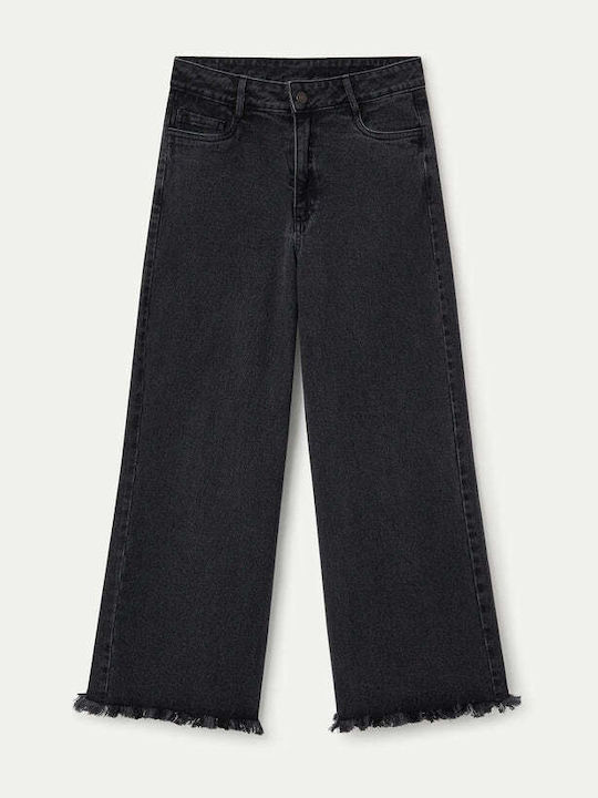 High Rise Women's Jean Pants in Regular Fit Black
