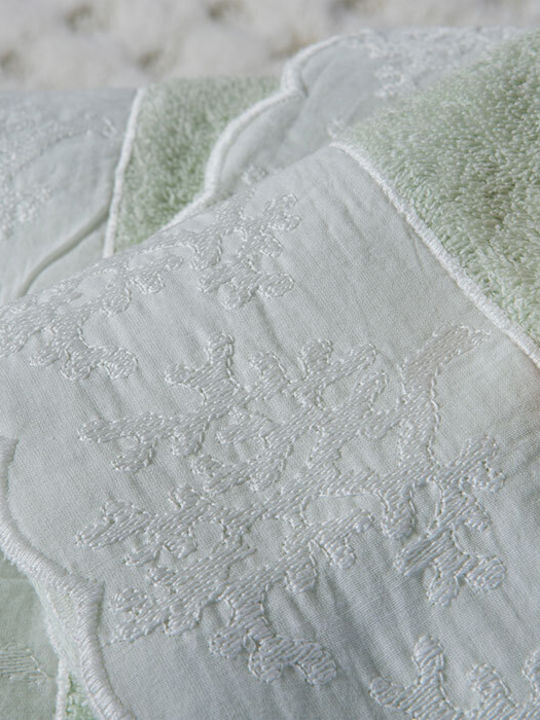 Nef-Nef Homeware Set Badetücher 3 Stück Calma Grüne Gewicht 500gr/m²