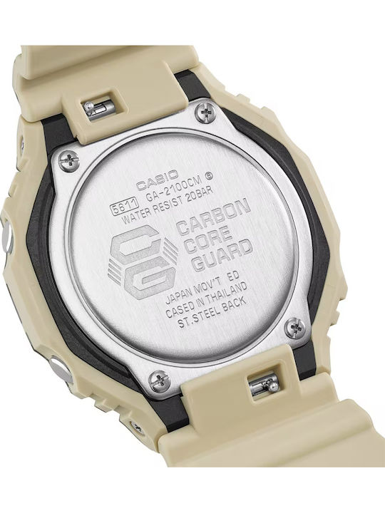Casio Casio G-shock Ρολόι Μπαταρίας με Καουτσούκ Λουράκι