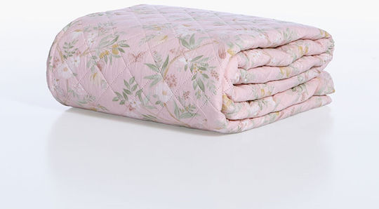 Nef-Nef Homeware Dreamel Κουβερλί Υπέρδιπλο Microfiber Pink 230x240cm