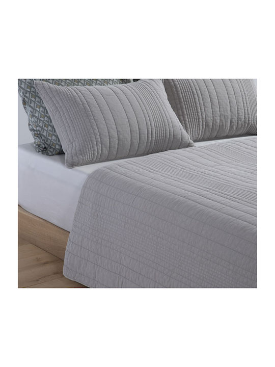 Nef-Nef Homeware Elements-ecstatic Cuvertură Pat Dublu Bumbac Gri 230x240cm