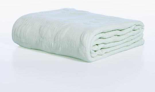 Nef-Nef Homeware Emily Coverlet Double Cotton Green 230x240cm