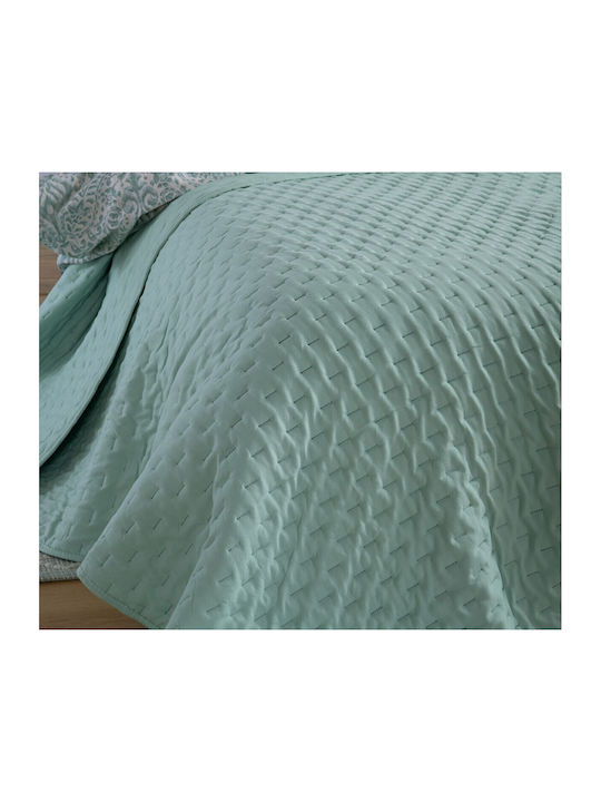 Nef-Nef Homeware Adelle Coverlet Super King Microfiber Green 230x240cm